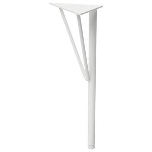 WTW-2 スチールローテーブル脚 白 平安伸銅