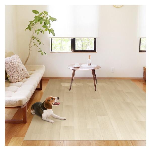 明和グラビア ペットラグ PRUG-01 WH 180×240cm ホワイト