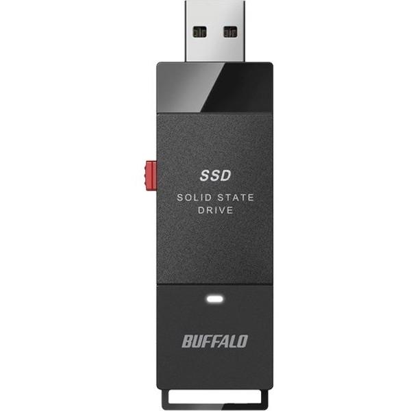 BUFFALO SSD-PUT500U3-BKC ブラック SSD-PUTU3Cシリーズ 外付けSS...