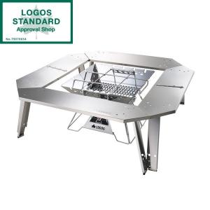 ロゴス 2020年新作 アイアンウッド囲炉裏サークルテーブルL 丸型の