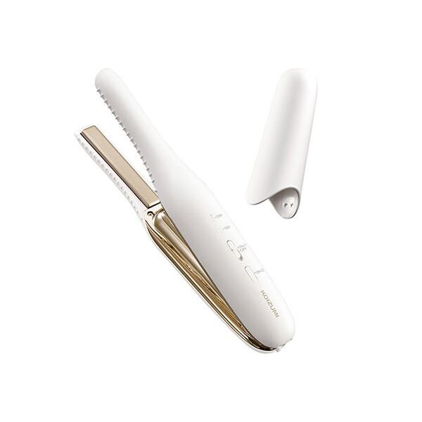 コイズミ コードレス ストレートアイロン KHS8650W 持ち運び 海外旅行 機内持ち込み可能 小...