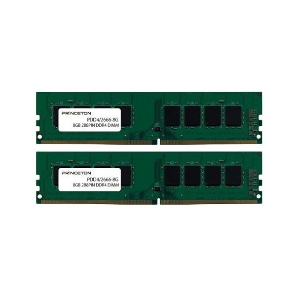 princeton PDD4/2666-8GX2 288pin DDR4 DIMM デスクトップ用メ...