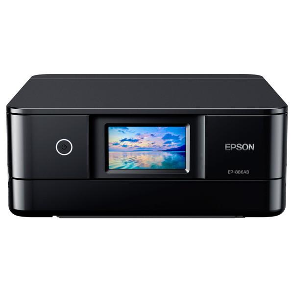 EPSON EP-886AB ブラック Colorio(カラリオ) A4カラーインクジェット複合機 ...