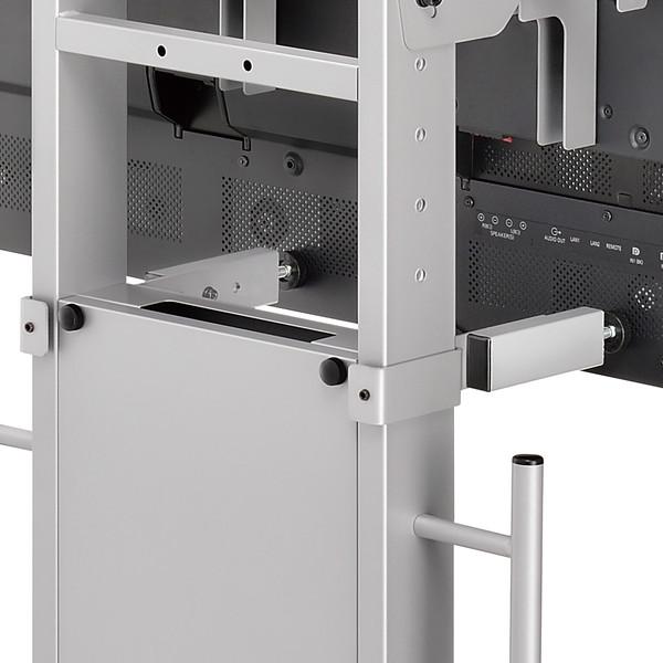 PHP-S8207 ハヤミ工産 シルバー ディスプレイ背面受け金具 メーカー直送