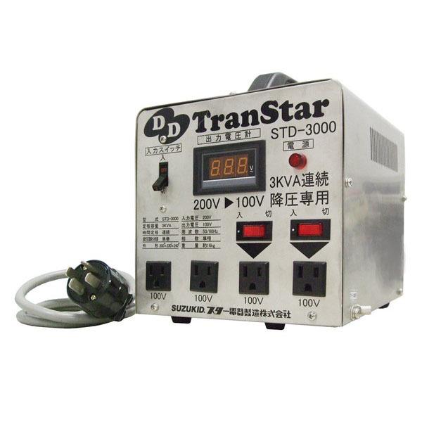 スズキッド STD-3000 DDトランスター 変圧器（トランス）