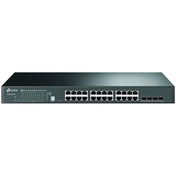 TP-LINK TL-SG3428X(UN) JetStream 24ポート ギガビット L2+ マ...