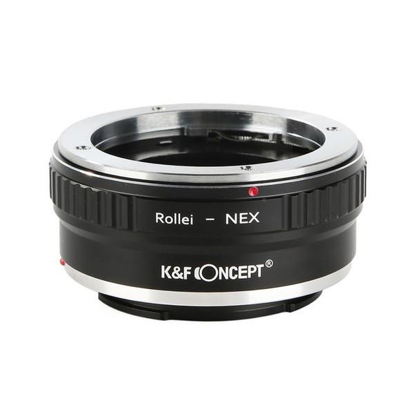 K&amp;F Concept KF-QBME レンズマウントアダプター(ローライQBMマウントレンズ → ...