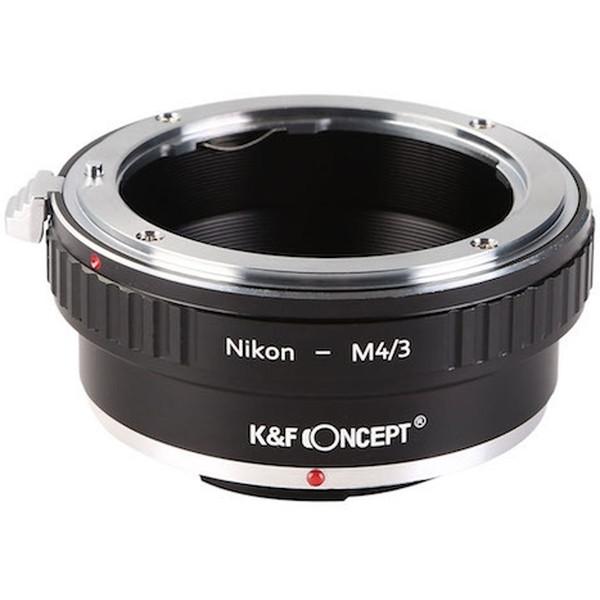 K&amp;F Concept KF-NFM43 ブラック マウントアダプター(ニコンFマウントレンズ → ...