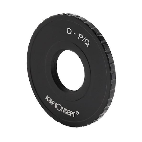 K&amp;F Concept KF-DQ レンズマウントアダプター (Dマウント → ペンタックスQマウン...