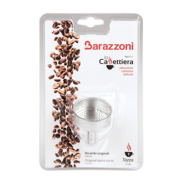 Barazzoni ステンレスエスプレッソメーカー交換用パーツ 2カップ用 ろうと CT890000...