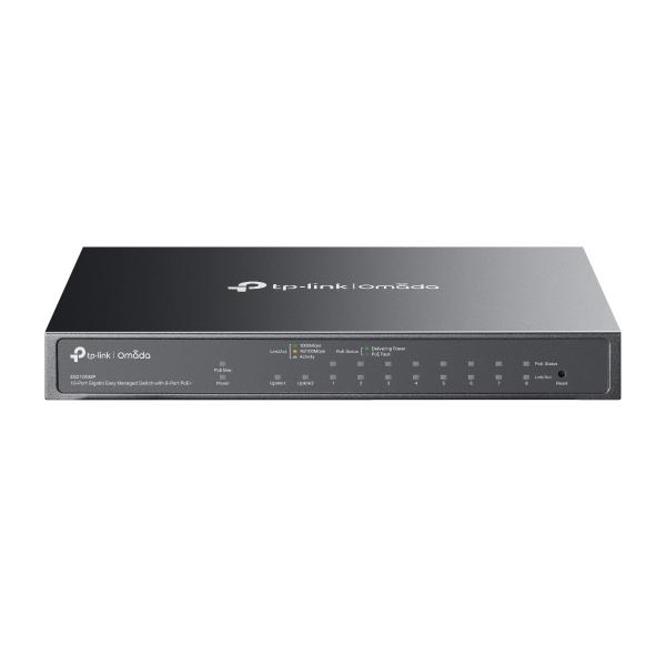 TP-LINK ES210GMP Omada ギガビットポート×10 イージーマネージスイッチ (P...