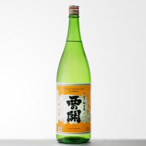 送料別 西の関 手造り純米酒 1800ml瓶 萱島酒造 大分県 日本酒 お酒 御中元 父の日