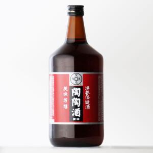 陶陶酒1000ml×6本セット　アルコール分12%銀印　滋養保健酒　新品未開封品 陶陶酒 【赤ラベル】陶陶酒 銀印 甘口 12度 1000ml : お酒のちゃがた