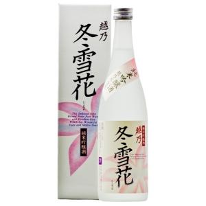 越乃冬雪花　純米吟醸　720ml　高野酒造　日本酒