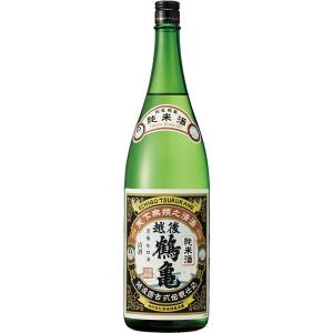 【送料無料】越後鶴亀　純米酒　1800ml　(株)越後鶴亀　日本酒｜sake-super-dry