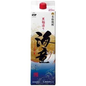 本格芋焼酎　海童　黒麹　25度　1800mlパック　濱田酒造　芋焼酎｜sake-super-dry