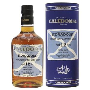 エドラダワー カレドニア 12年　箱入　正規品　46％　700ml　シングルモルト　スコッチウイスキー｜sake-super-dry