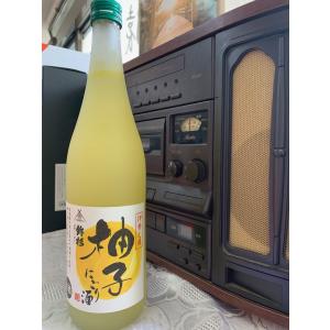 鉾杉　柚子にごり酒　720ml　河武醸造　ゆずリキュール　三重　｜sake-tadokoro