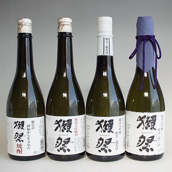 獺祭 日本酒 焼酎 飲み比べセット 720ml 4本組 純米大吟醸  二割三分23/三割九分39/4...