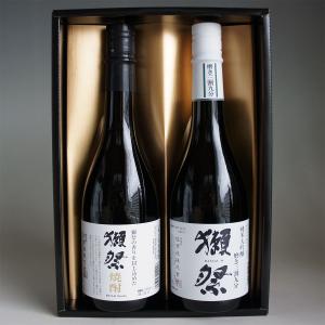 獺祭 感謝ギフト箱入り 日本酒 焼酎 飲み比べ...の詳細画像1