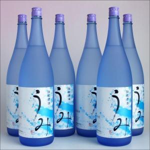 芋焼酎 大海酒造 うみ 常圧蒸留 1800ml 6本 25度 鹿児島県 ケース販売 ギフト対応不可｜sake480