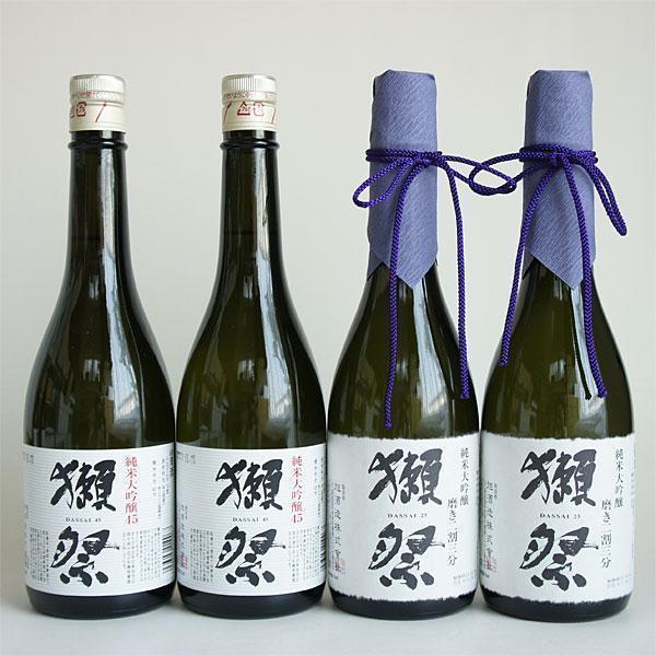 獺祭 日本酒 飲み比べセット 720ml 4本組 磨き 二割三分23/純米大吟醸45 ギフト対応不可...