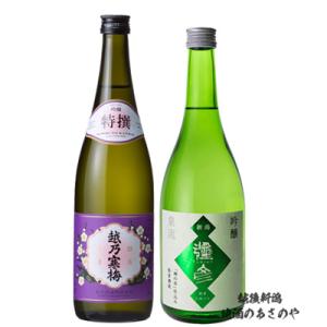 飲み比べ セット 越乃寒梅 特撰 吟醸酒/弥彦 吟醸酒/720ml 2本 ギフトボックス入り