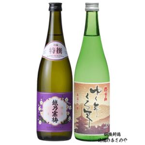 越乃寒梅 特撰 吟醸酒/朝日山 ゆく年くる年 新米新酒吟醸酒 720ml 2本 ギフトBOX入 2026年11月発売