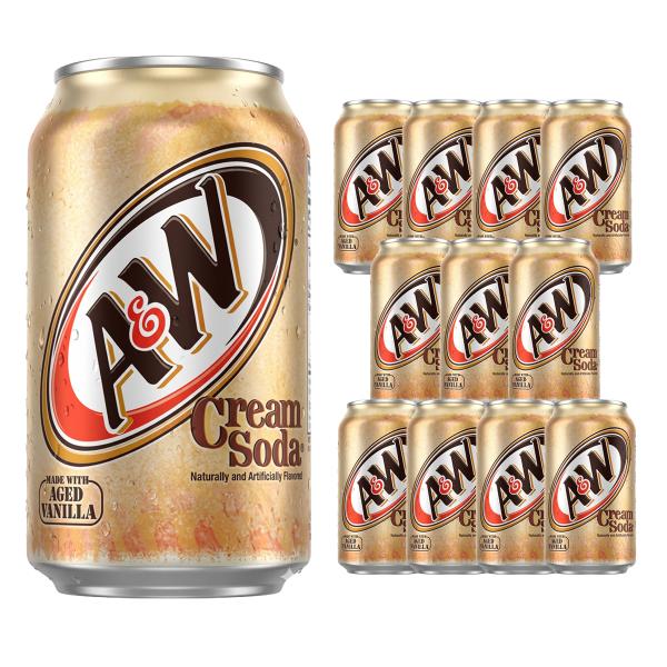 ルートビア クリームソーダ 炭酸飲料 355ml 12本セット 缶 アメリカン バニラ ソーダ 送料...