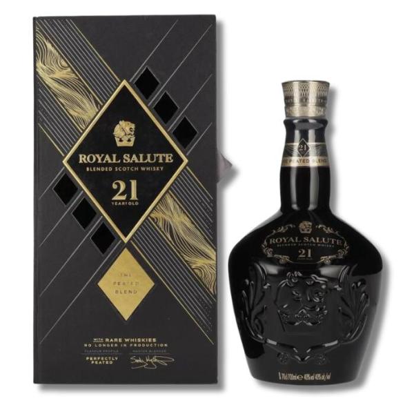 ロイヤルサルート 21年 ピーテッドブレンド 700ml 40度 箱付き ブレンデッド スコッチ ウ...