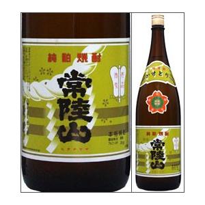 25度　常陸山（ひたちやま）1800ml瓶　粕取焼酎　杜の蔵　福岡県　化粧箱なし