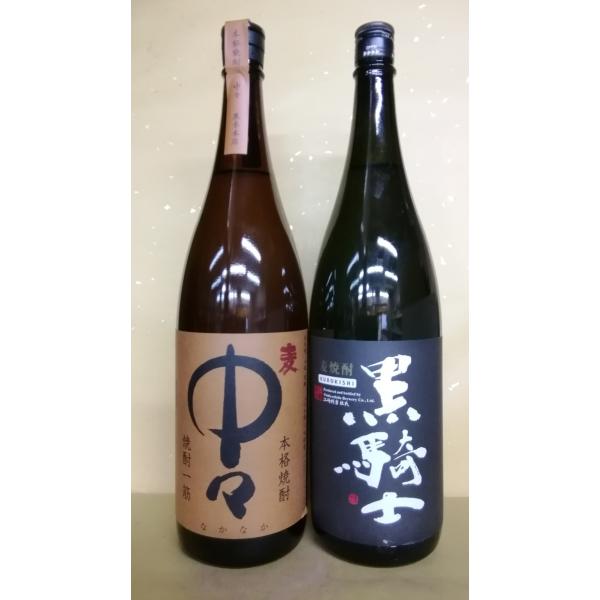 焼酎麦 中々 黒騎士 麦焼酎 黒騎士 中々 1800ml 黒木本店 西吉田酒造