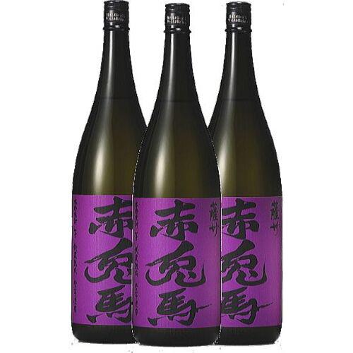 芋焼酎 焼酎 焼酎セット ギフト 赤兎馬 紫の赤兎馬 25度 1800ml 3本 セット 鹿児島県 ...