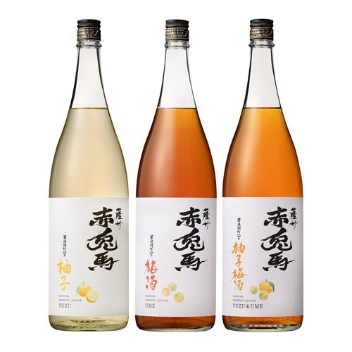 (梅酒 柚子 柚子梅酒) 赤兎馬シリーズ 1800ml 3本セット