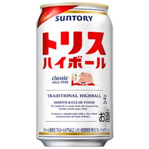 サントリー　トリスハイボール　350ml×24缶（1ケース）｜sakeking