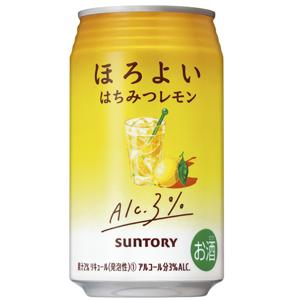 サントリー　ほろよい　はちみつレモン　350ml×24缶（１ケース）｜sakeking