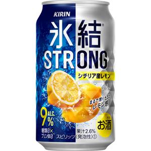 キリン　氷結ストロング　シチリア産レモン　350ml×24缶(1ケース)｜sakeking