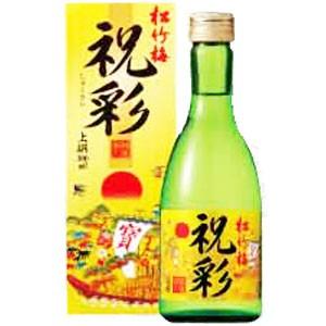 松竹梅　上撰　祝彩　純金箔入　300ml