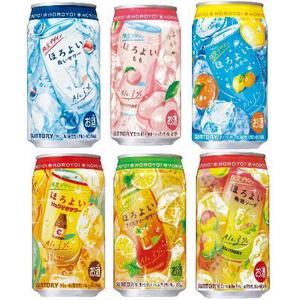 【夏デザイン缶】サントリー　ほろよい　6缶アソートパック　350ml×6缶