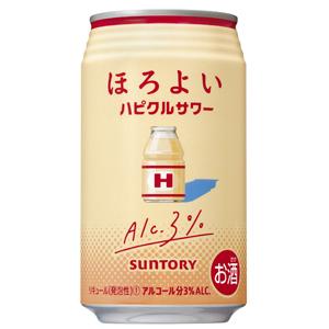 サントリー　ほろよい　ハピクルサワー　350ml×24缶（１ケース）｜sakeking