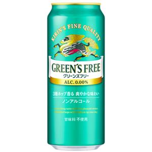 キリン　グリーンズフリー　500ml×24缶（１ケース）　【ノンアルコール・ビールテイスト飲料】｜sakeking