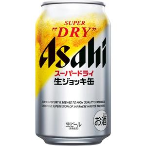 アサヒ　スーパードライ　生ジョッキ缶　340ml×24缶（１ケース）｜sakeking