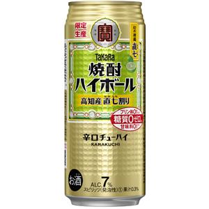 【限定】TaKaRa　（タカラ）　焼酎ハイボール　高知産直七割り　500ml　【バラ1缶】