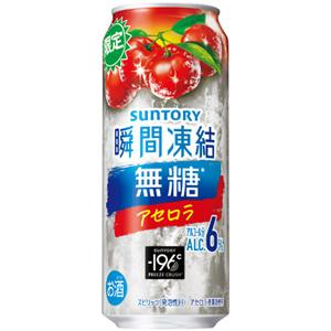 【限定】サントリー　-196℃　瞬間凍結　無糖アセロラ　500ml×24缶(1ケース)｜sakeking