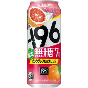 企画品)サントリー -196 無糖 桃スパークリング 缶 ( 500ml×24本