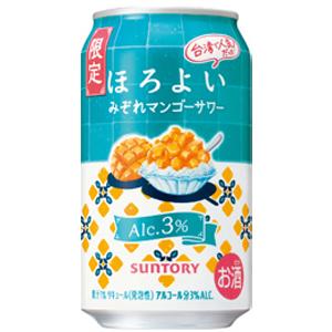 【限定】サントリー　ほろよい　みぞれマンゴーサワー　350ml　【バラ1缶】
