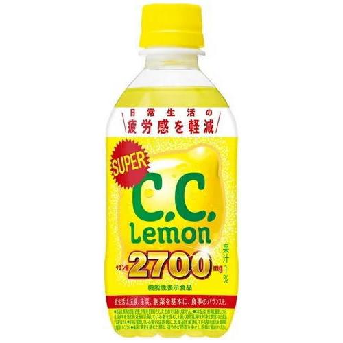 ［飲料］３ケースまで同梱可　サントリー　スーパーＣ．Ｃ．レモン　３５０ｍｌＰＥＴ　１ケース２４本入り...