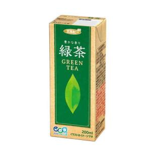 ［飲料］６０本まで同梱可　エルビー　緑茶　２００ｍｌパック【３０本単位でご注文ください】（200ml 250 お茶）