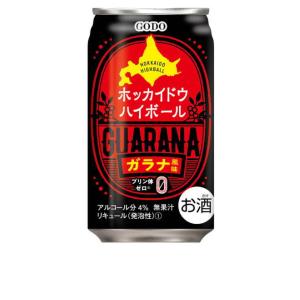 ［ハイボール］７２本まで同梱可　ホッカイドウハイボール　ガラナ風味　３５０ｍｌ缶【２４本単位でご注文ください】 （350ml 北海道 ガラナ）合同酒精｜sakemakino