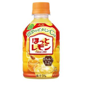 アサヒ飲料 【HOT用】ほっとレモン 280mlペットボトル×24本入｜ 送料別